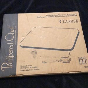 Pampered Chef Rectangle Stone